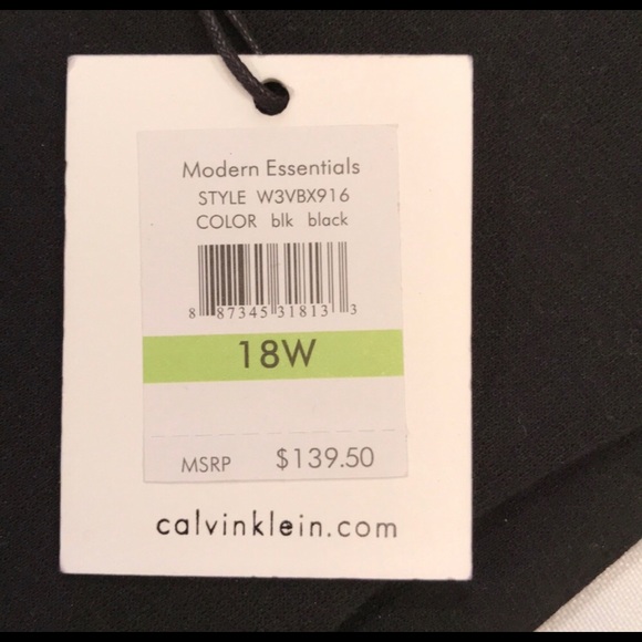 💕NWT Calvin Klein Black Embellished Shift Dress💕 - Picture 7 of 7